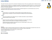 Tablet Screenshot of linux-xtensa.org